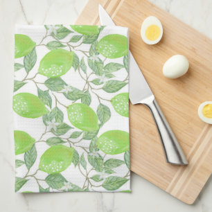 Lime Druck Geschirrtuch