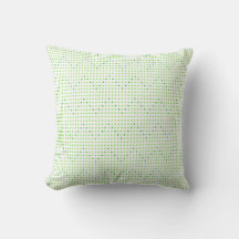 Lime et vert Chevron Motif Dots Coussins