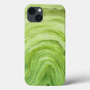 Lime Green Agate II Wasserfarbmuster Case-Mate iPhone Hülle