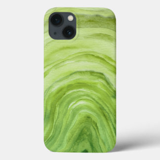 Lime Green Agate II Wasserfarbmuster Case-Mate iPhone Hülle