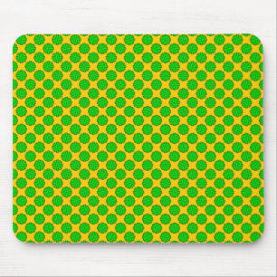 Lime Green Blume Ribbon von Kenneth Yoncich Mousepad