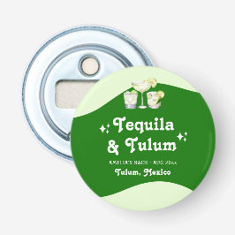 Lime Green Citrus Tequila & Tulum Bachelorette Flaschenöffner