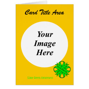 Lime Green Clover Ribbon Modèle par K Yoncich