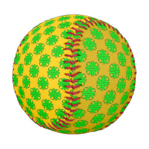 Lime Green Clover Ribbon von Kenneth Yoncich Baseball