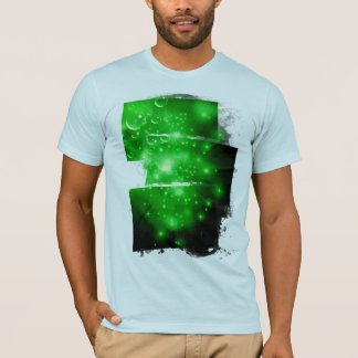 Lime Green Galaxy Burst T-Shirt