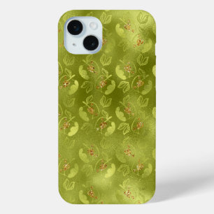LIME GREEN & GOLD FALL AUTUMN APPLES Case-Mate iPhone HÜLLE