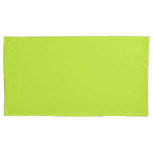 Lime Green King Size Kissen Case Pair Kissenbezug