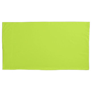 Lime Green King Size Kissen Case Pair Kissenbezug
