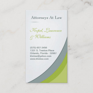 Lime Green Law Firm Legal Corporate Business Card Visitenkarte