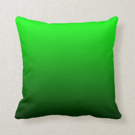 Lime Green Ombre Kissen