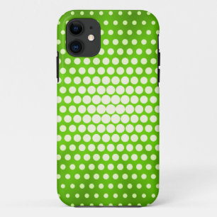 Lime Green Polka Dots Case-Mate iPhone Hülle