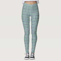 Lime Green Purple Plaid Classic Pattern