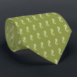 Lime Green Seepferd Pattern Krawatte<br><div class="desc">Lime Green Seepferd Pattern Krawatte</div>