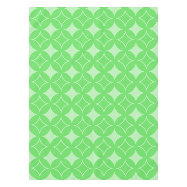 Lime-Green-Shippo-Muster Tischdecke (Vorderseite)