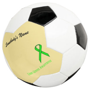 Lime Green Standard Ribbon Tmpl von Kenneth Yoncic Fußball