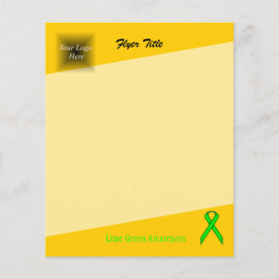 Lime Green Standard Ribbon von Kenneth Yoncich Flyer