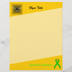 Lime Green Standard Ribbon von Kenneth Yoncich Flyer