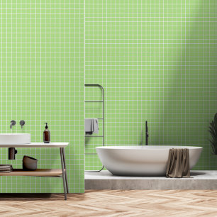 Lime Green Tile Tapete