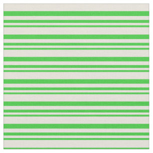 Lime Green und Beige farbige Muster Stoff