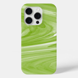Lime Green Watercolor Marmor Swirl Muster Case-Mate iPhone Hülle
