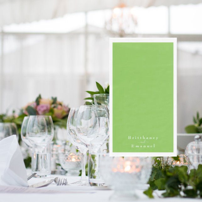 Lime Green Wedding Serviette (Von Creator hochgeladen)