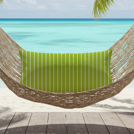 Lime Green White Summer Stripes im Freien Kissen Für Draußen