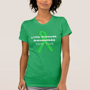 Lime-Krankheit-Bewusstsein in New York Shirt
