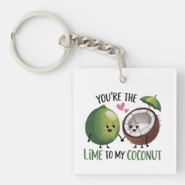 Lime to My Coconut Valentine Schlüsselanhänger