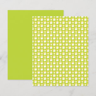 Lime Vert Jaune Tissé Carré papier à scandale