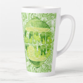 Lime Votre grande tôle en latte Mug 17 oz