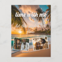 lime with me, let the good vibes flow, dein Foto