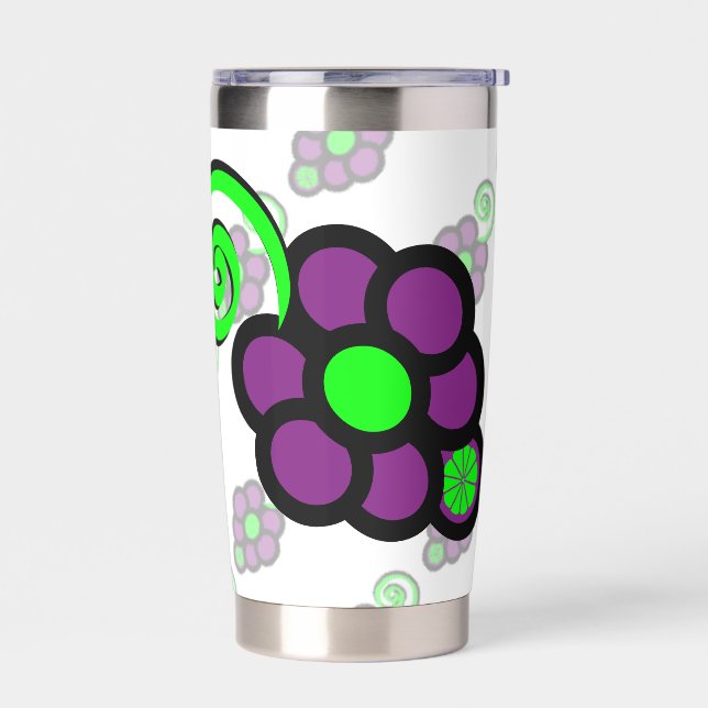 LimeGrape Brand Merch | Thermobecher (Links)