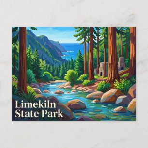 Limekiln State Park Kalifornien Postkarte