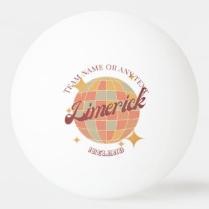 Limerick City Ireland Tischtennisklub Tischtennisball