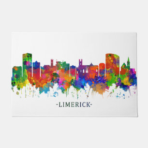 Limerick Ireland Skyline Fußmatte