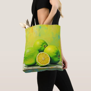 Limes helles Summer Pop Design Tasche