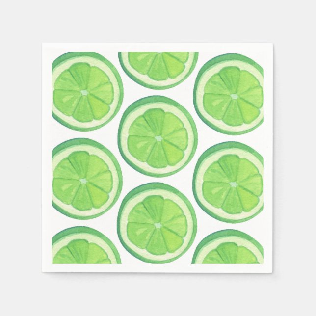 Limes - Papier Napkins Serviette (Vorderseite)