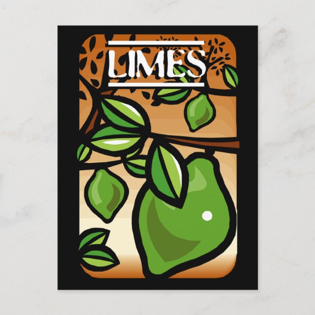 Limes Postkarte (Vorderseite)