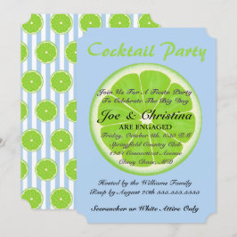 Limes und Seersucker Fiesta Cocktail Party Card Einladung