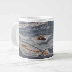 Limestone Boudinage Rock Print Jumbo-Tasse