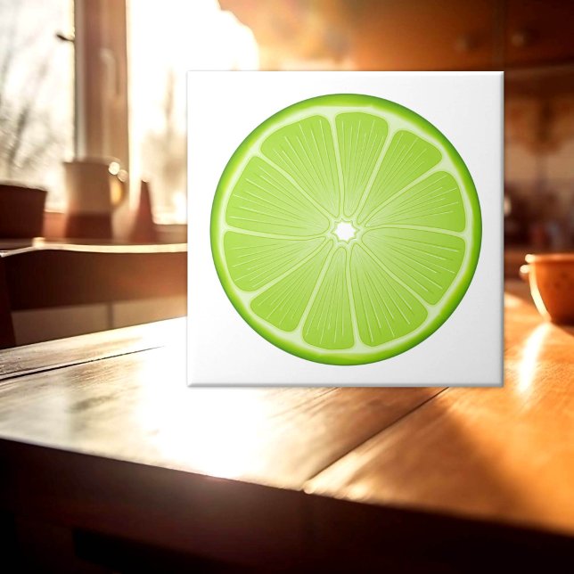 Limette-Keramikfliese Fliese (Lime Ceramic Tile. For home  cooks and garden enthusiasts! Add a splash of zest to your kitchen!)