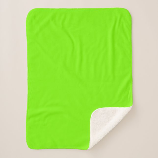 Limette Sherpadecke (Vorderseite)