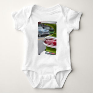 Limetten Grün Fin Baby Strampler