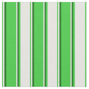 Limettengrüne, weiße und dunkelgrüne Streifen Stoff