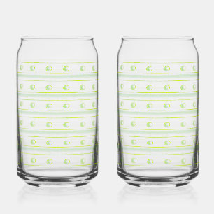 Limettengrünes Soda-Glas Dosenglas