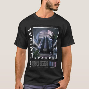 Liminale Räume Retro 80er 90er Ästhetik Vaporwave T-Shirt