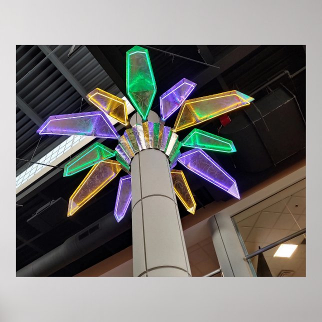 Liminaler Raum Neon Dream Palms Ken Gage Foto Poster (Vorne)