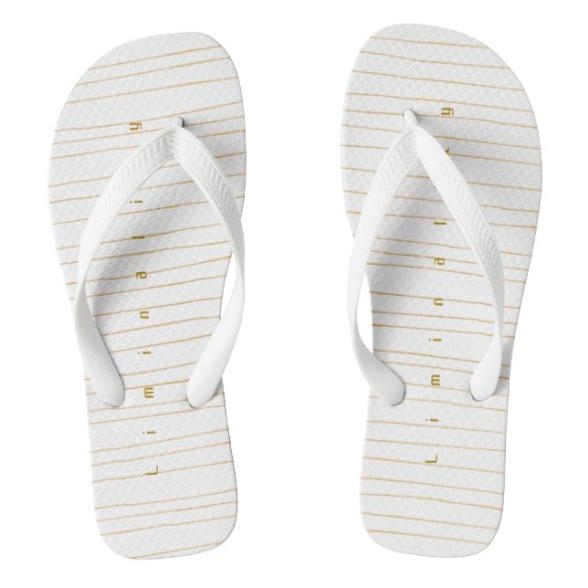 Liminalität Flip Flops von Poet Adiela Akoo (Fußbett)
