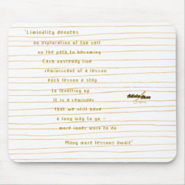 Liminality Mouse Pad von Poet Adiela Akoo Mousepad