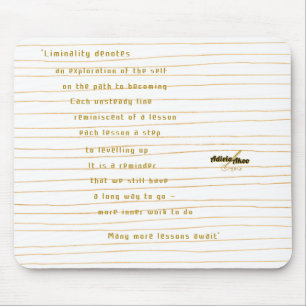 Liminality Mouse Pad von Poet Adiela Akoo Mousepad